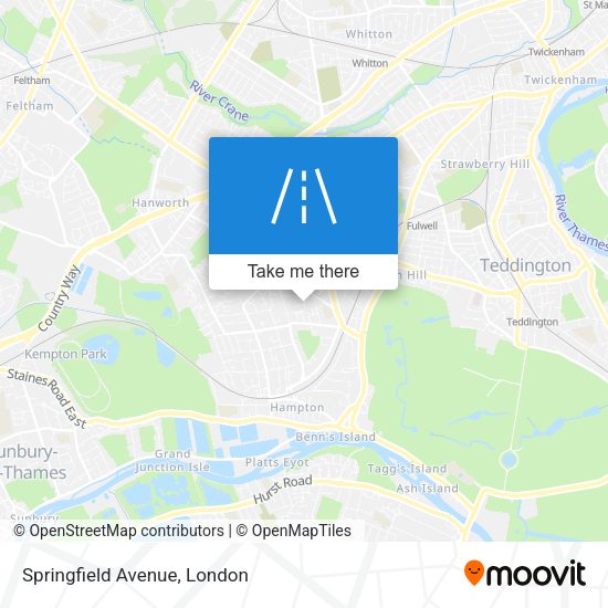 Springfield Avenue map