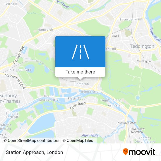 Station Approach map