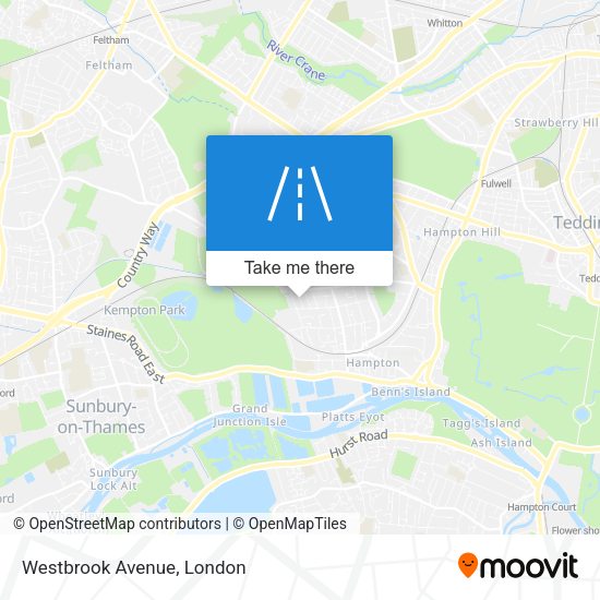 Westbrook Avenue map