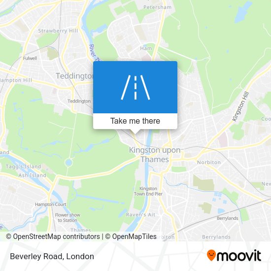 Beverley Road map