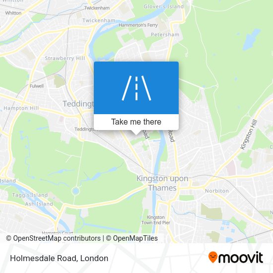 Holmesdale Road map