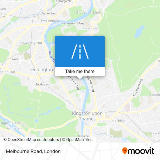 Melbourne Road map