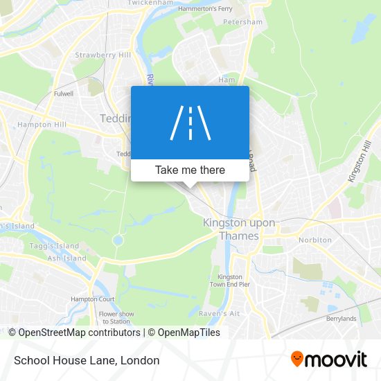 School House Lane map