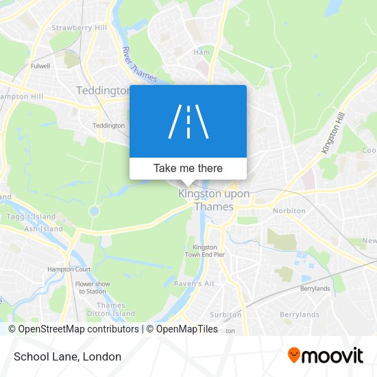 School Lane map