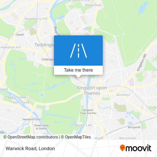 Warwick Road map