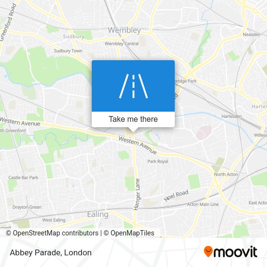 Abbey Parade map