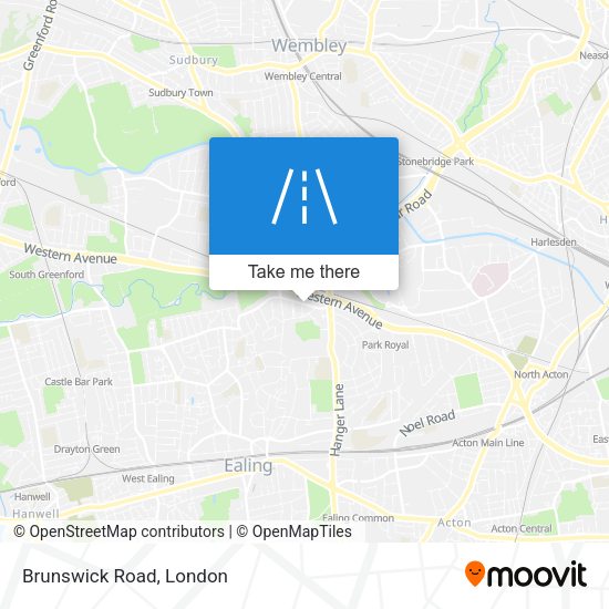 Brunswick Road map