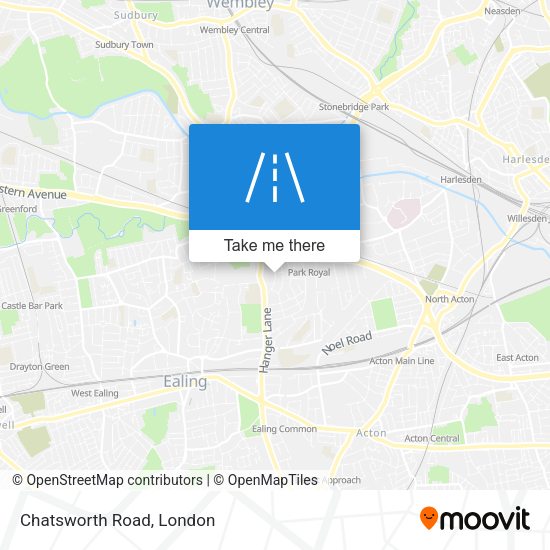 Chatsworth Road map