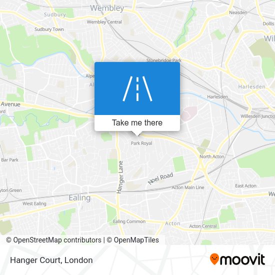 Hanger Court map