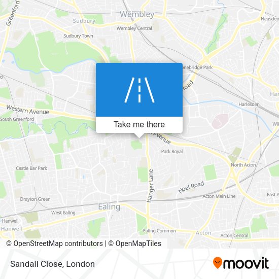 Sandall Close map