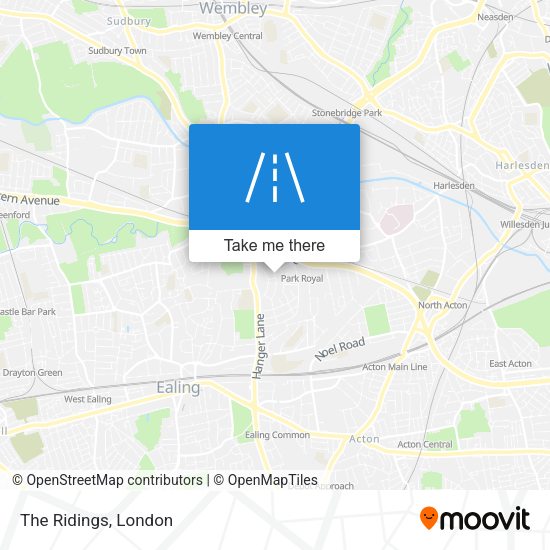 The Ridings map