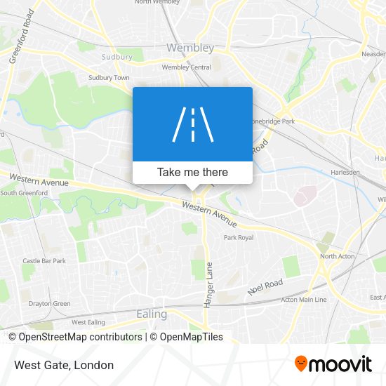 West Gate map