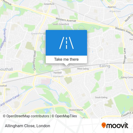 Allingham Close map