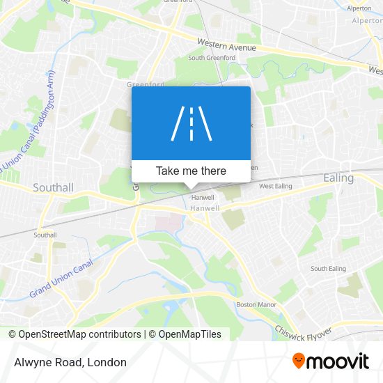 Alwyne Road map