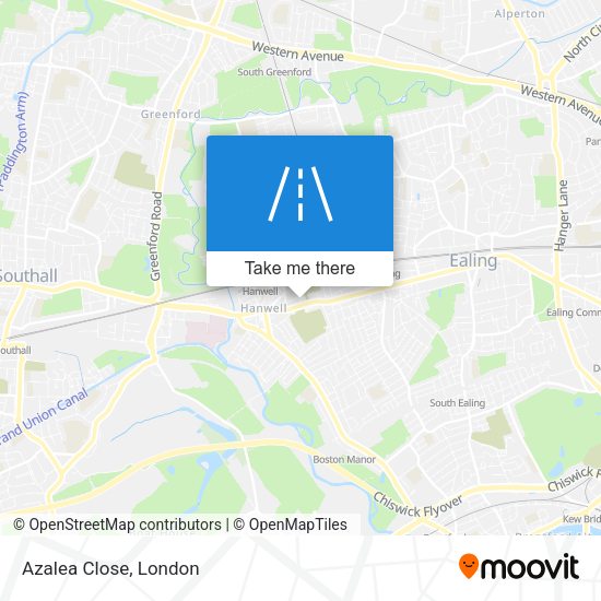 Azalea Close map