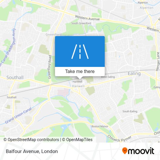 Balfour Avenue map
