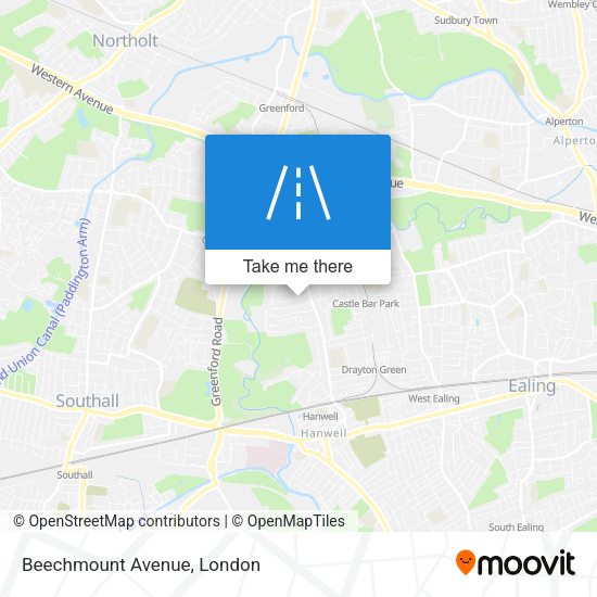 Beechmount Avenue map