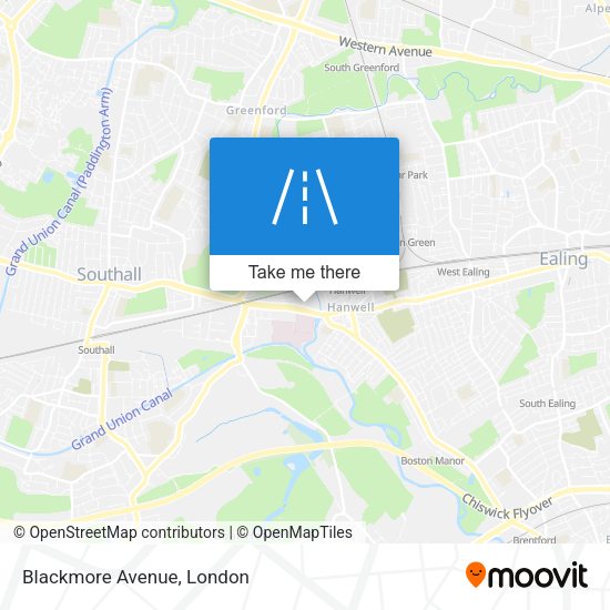 Blackmore Avenue map