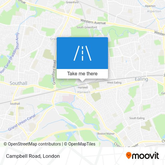 Campbell Road map