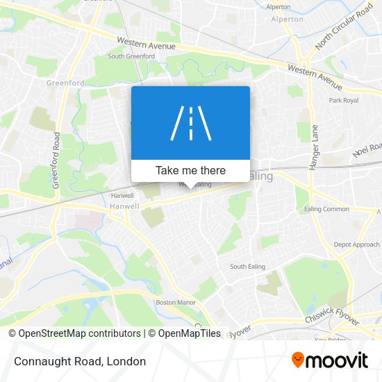 Connaught Road map