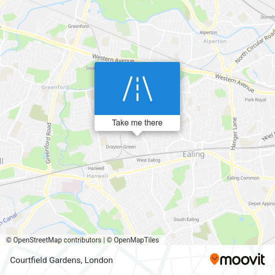 Courtfield Gardens map