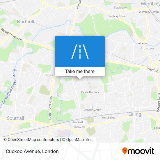 Cuckoo Avenue map