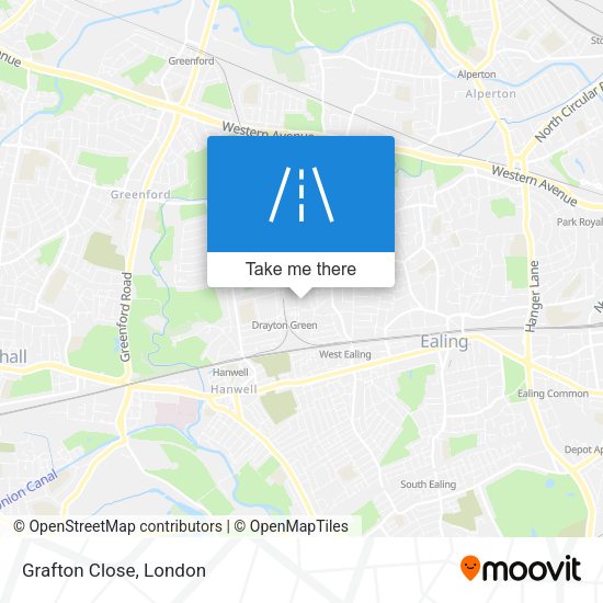 Grafton Close map