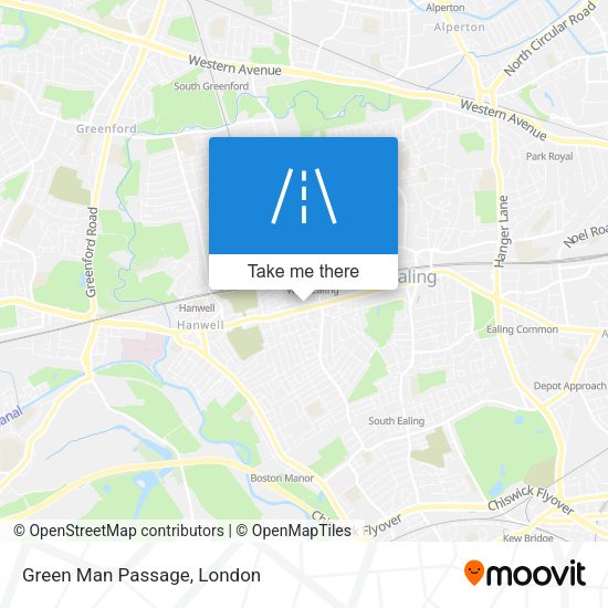 Green Man Passage map