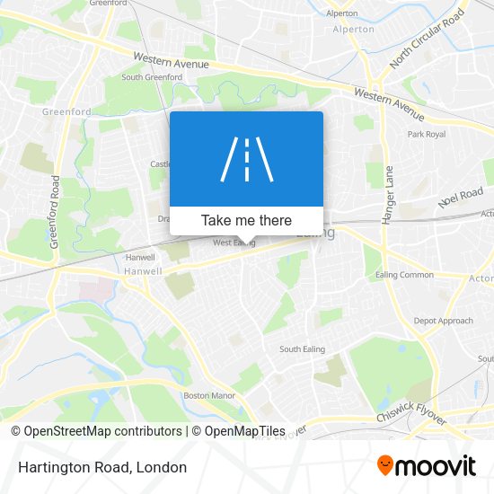 Hartington Road map