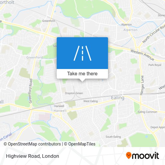 Highview Road map