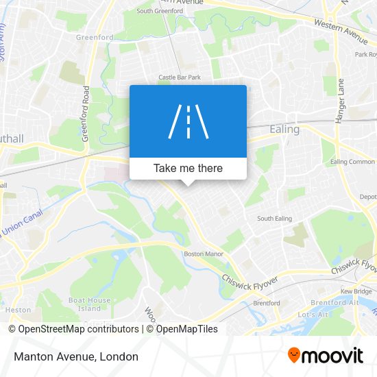 Manton Avenue map