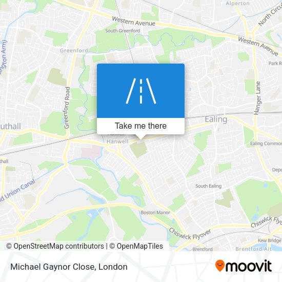 Michael Gaynor Close map