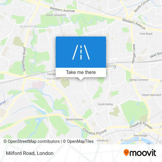 Milford Road map