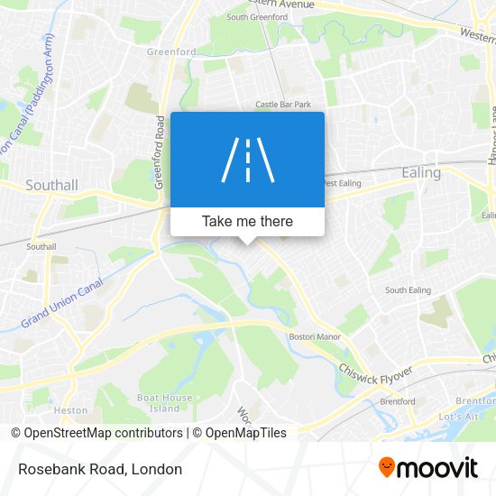 Rosebank Road map