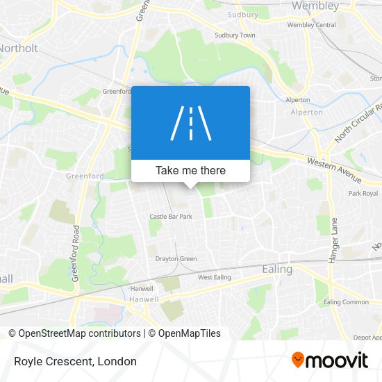 Royle Crescent map