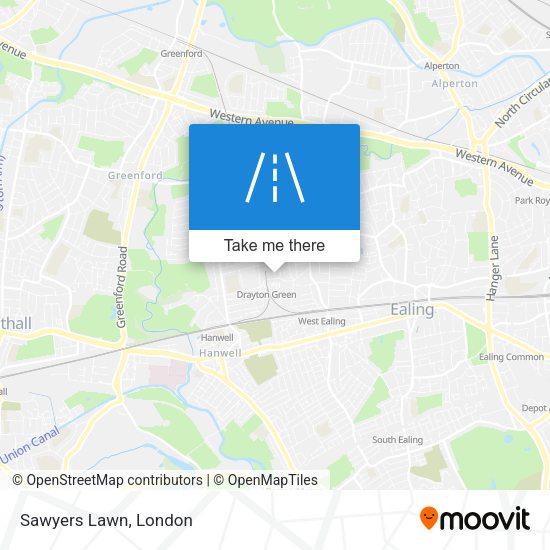 Sawyers Lawn map