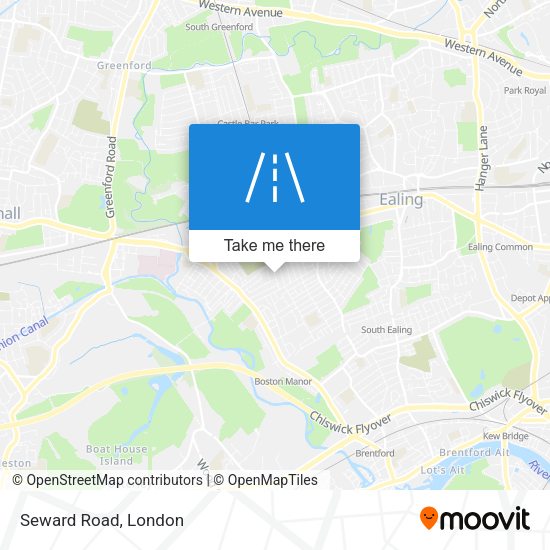 Seward Road map