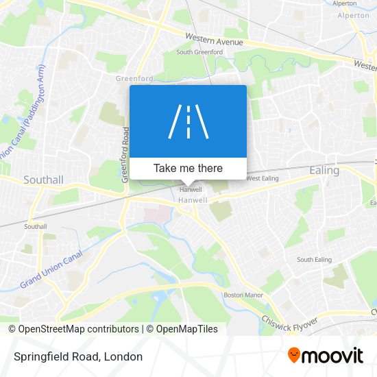 Springfield Road map