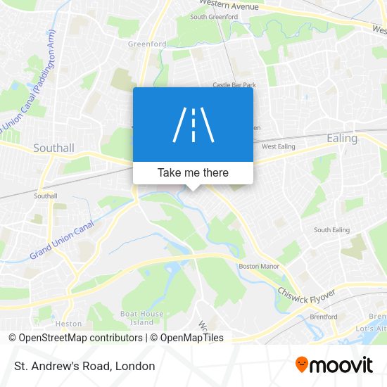 St. Andrew's Road map