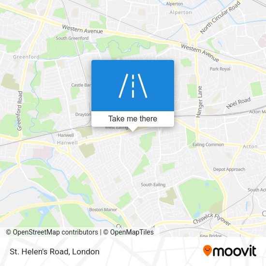 St. Helen's Road map