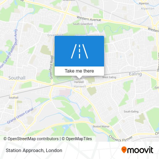 Station Approach map