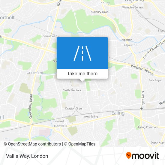 Vallis Way map