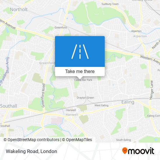 Wakeling Road map