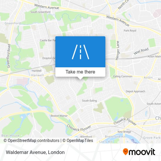 Waldemar Avenue map