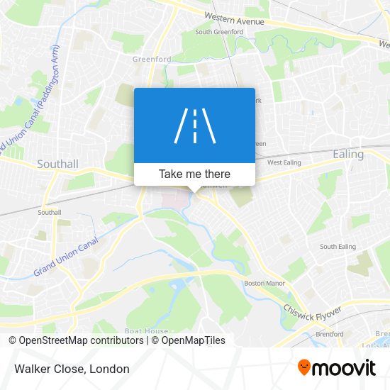 Walker Close map