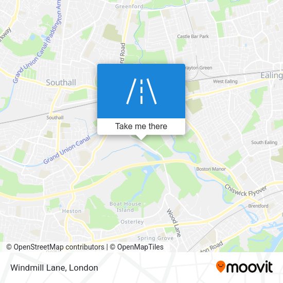 Windmill Lane map