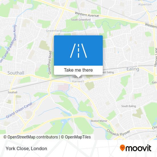 York Close map