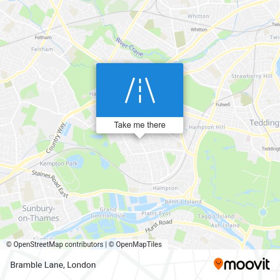 Bramble Lane map
