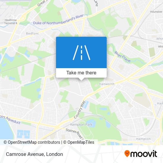 Camrose Avenue map
