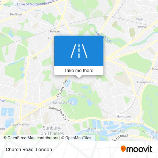 Church Road map